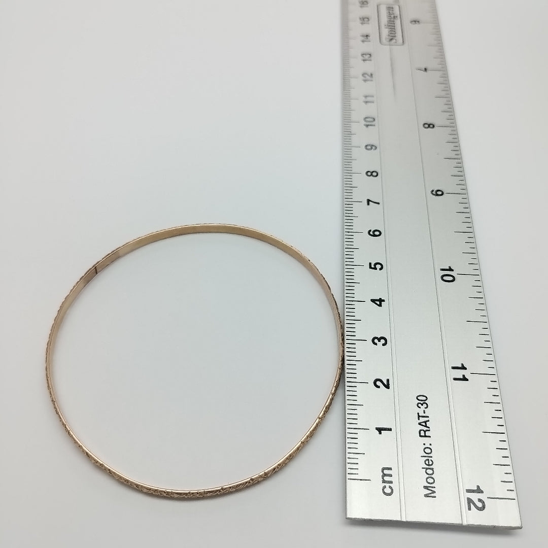PULSERA RIGIDA ORO 10 K 5.6 GRMS (SEMINUEVO)