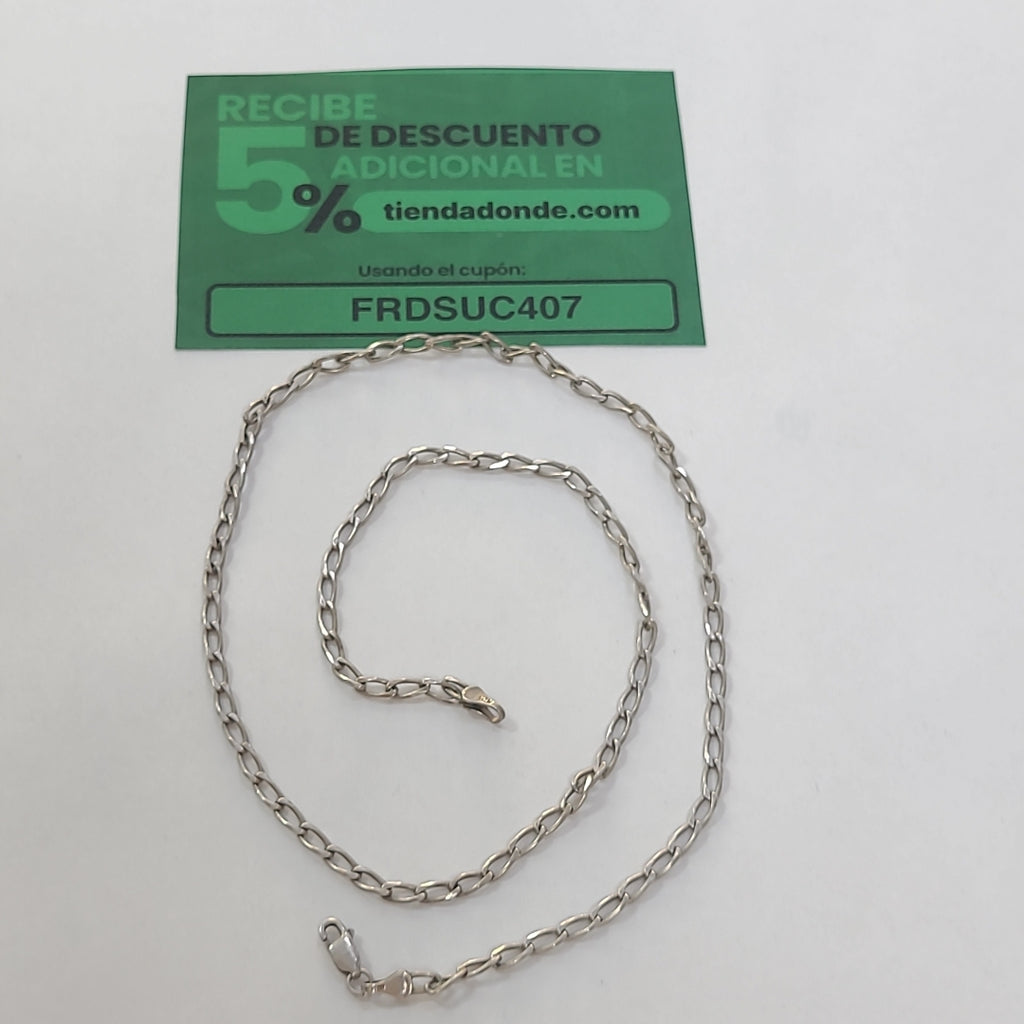 CADENA PLATA 9,60 GRMS (SEMINUEVO)