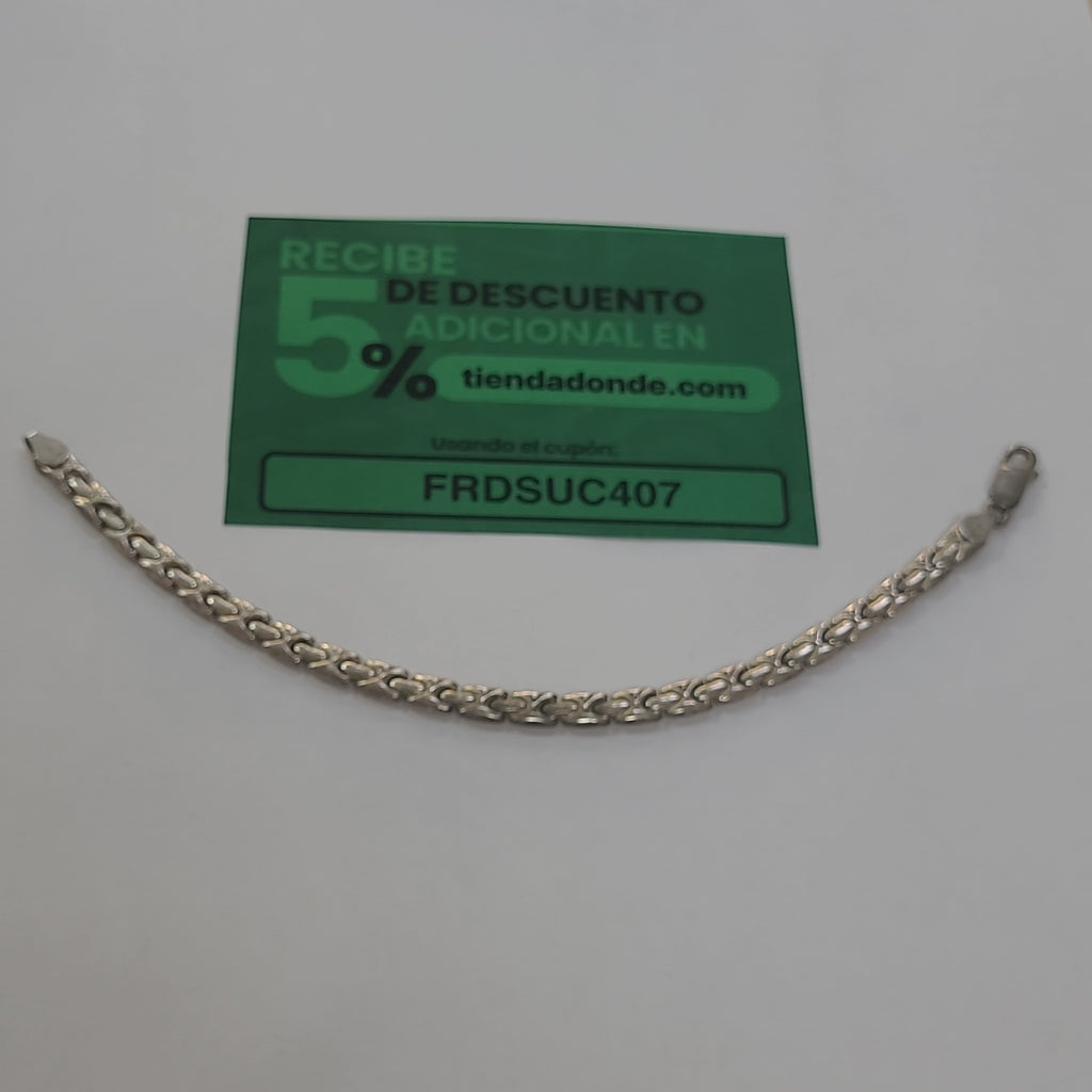 PULSERA PLATA 7,80 GRMS (SEMINUEVO)
