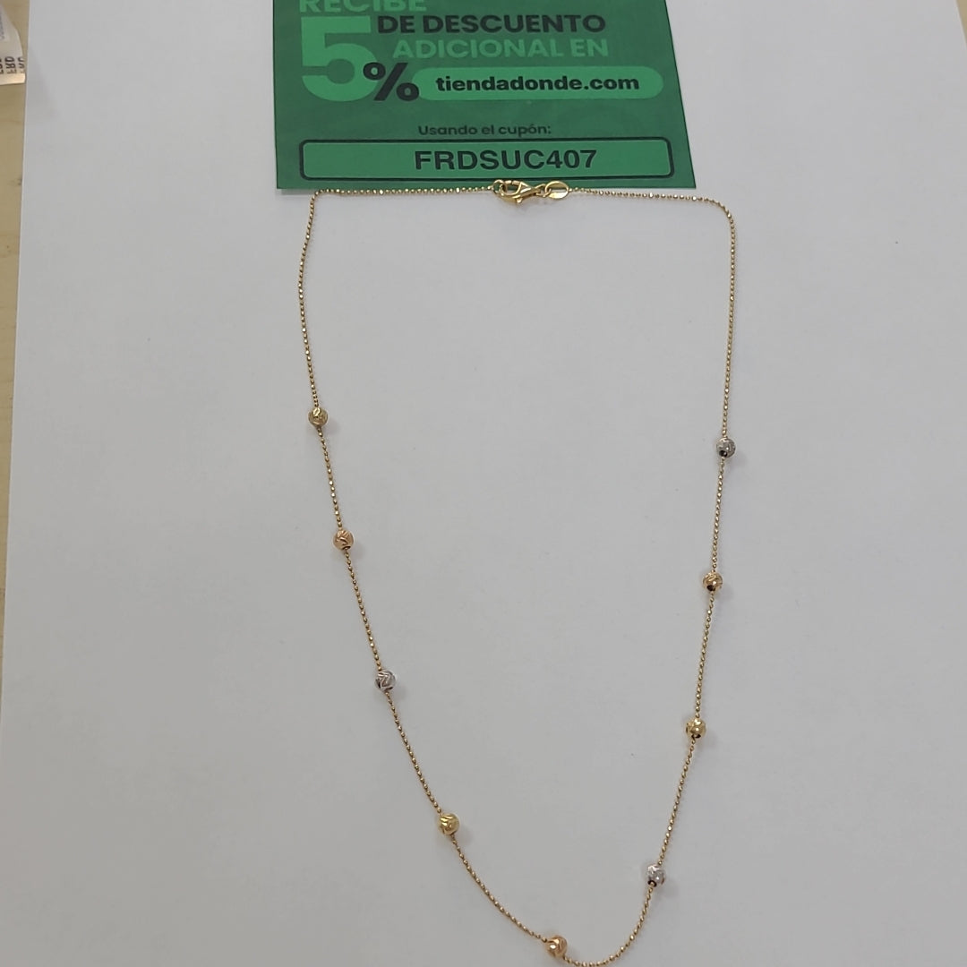 GARGANTILLA ORO 14 K 3 GRMS (SEMINUEVO)