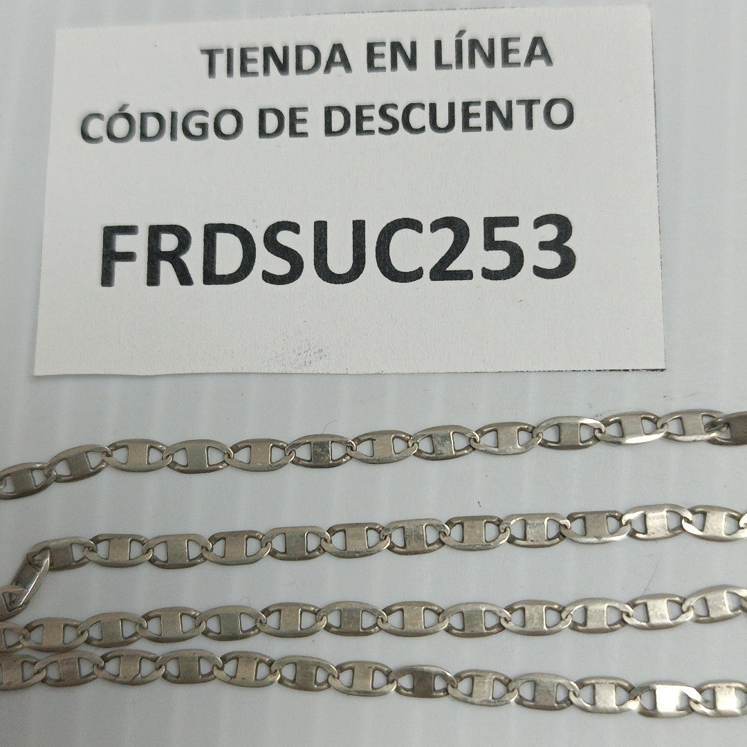 CADENA PLATA 4.8 GRMS (SEMINUEVO)