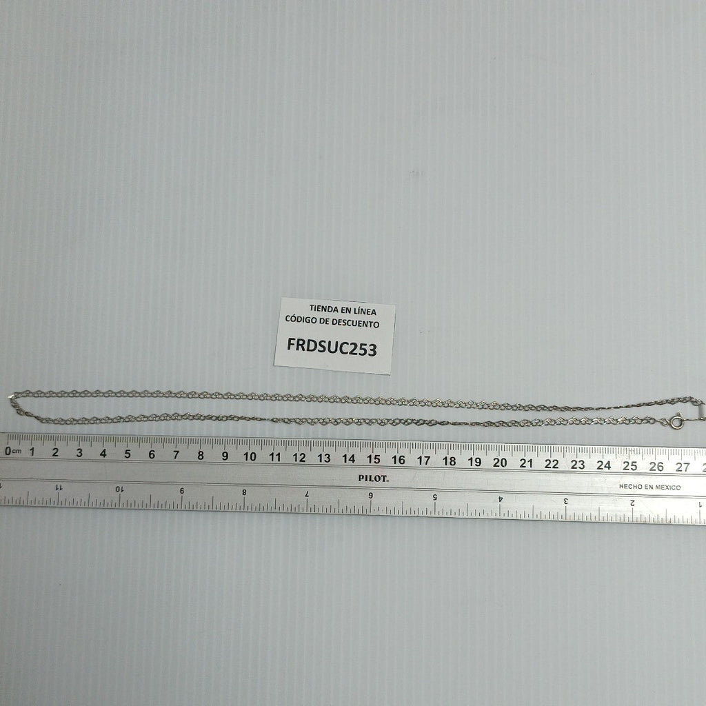 CADENA PLATA 3.9 GRMS (SEMINUEVO)