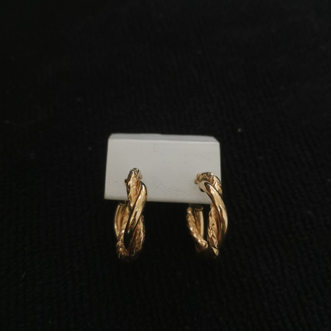 ARRACADAS PAR ORO 14 K 1,60 GRMS (SEMINUEVO)