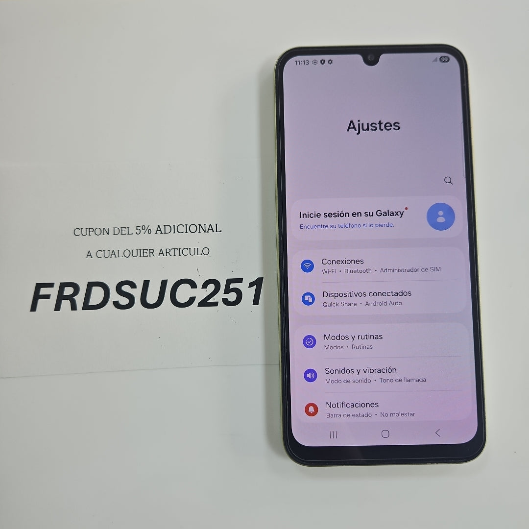 CELULAR SAMSUNG GALAXY A25 5G SM-A256E/DSN (2023) 128 GB 6 GB RAM (SEMINUEVO)