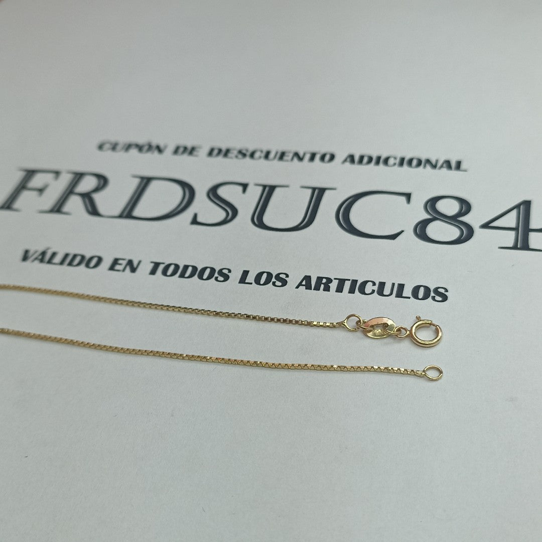 CADENA VENECIANA 2.1G 50 CM (NUEVO)