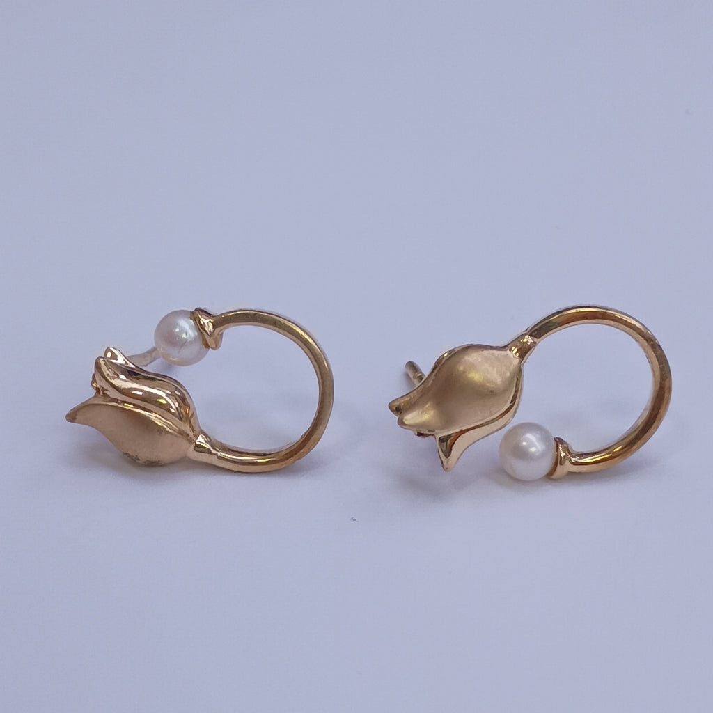 ARETES PAR ORO 14 K 2.6 GRMS (SEMINUEVO)
