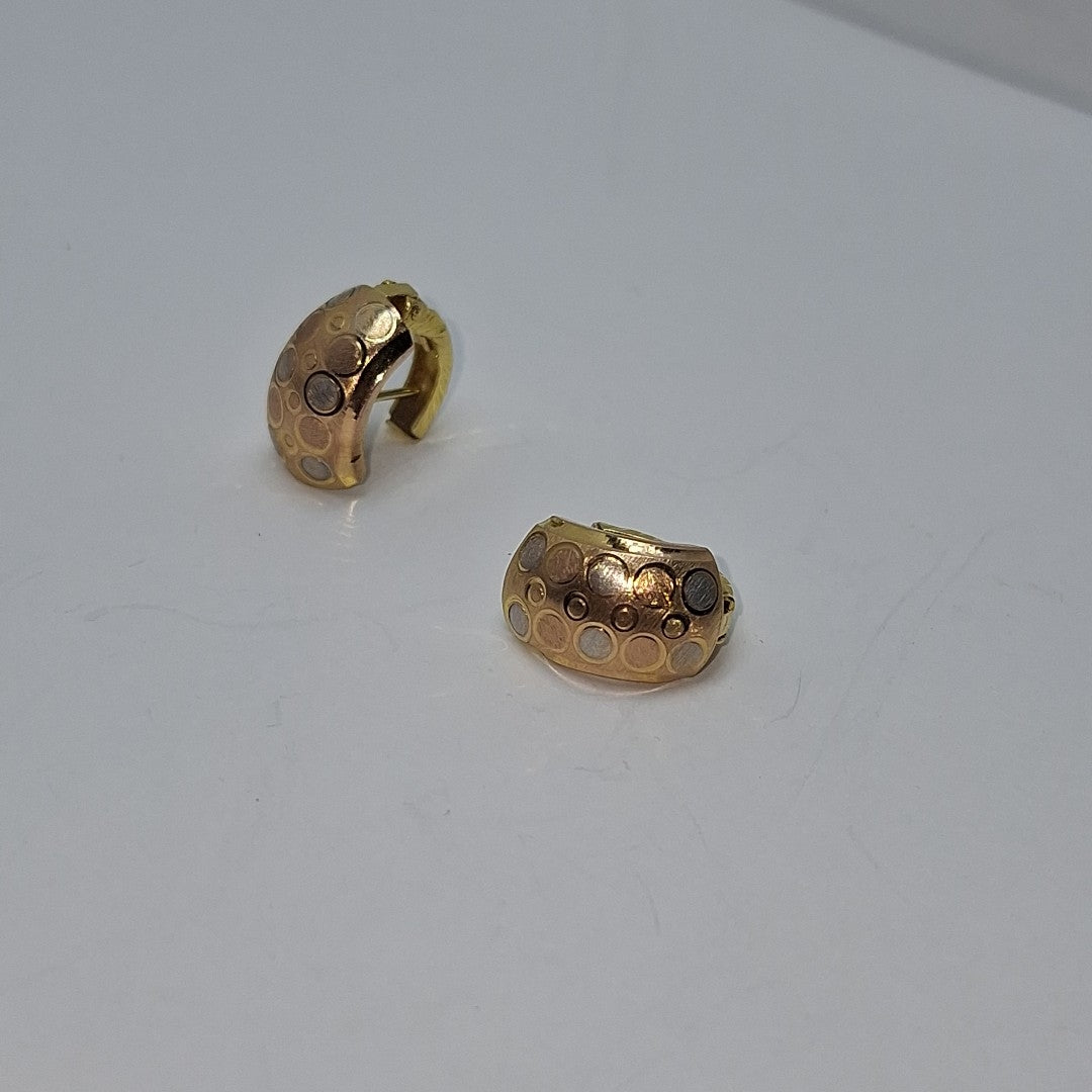 ARRACADAS PAR ORO 14 K 3,10 GRMS (SEMINUEVO)