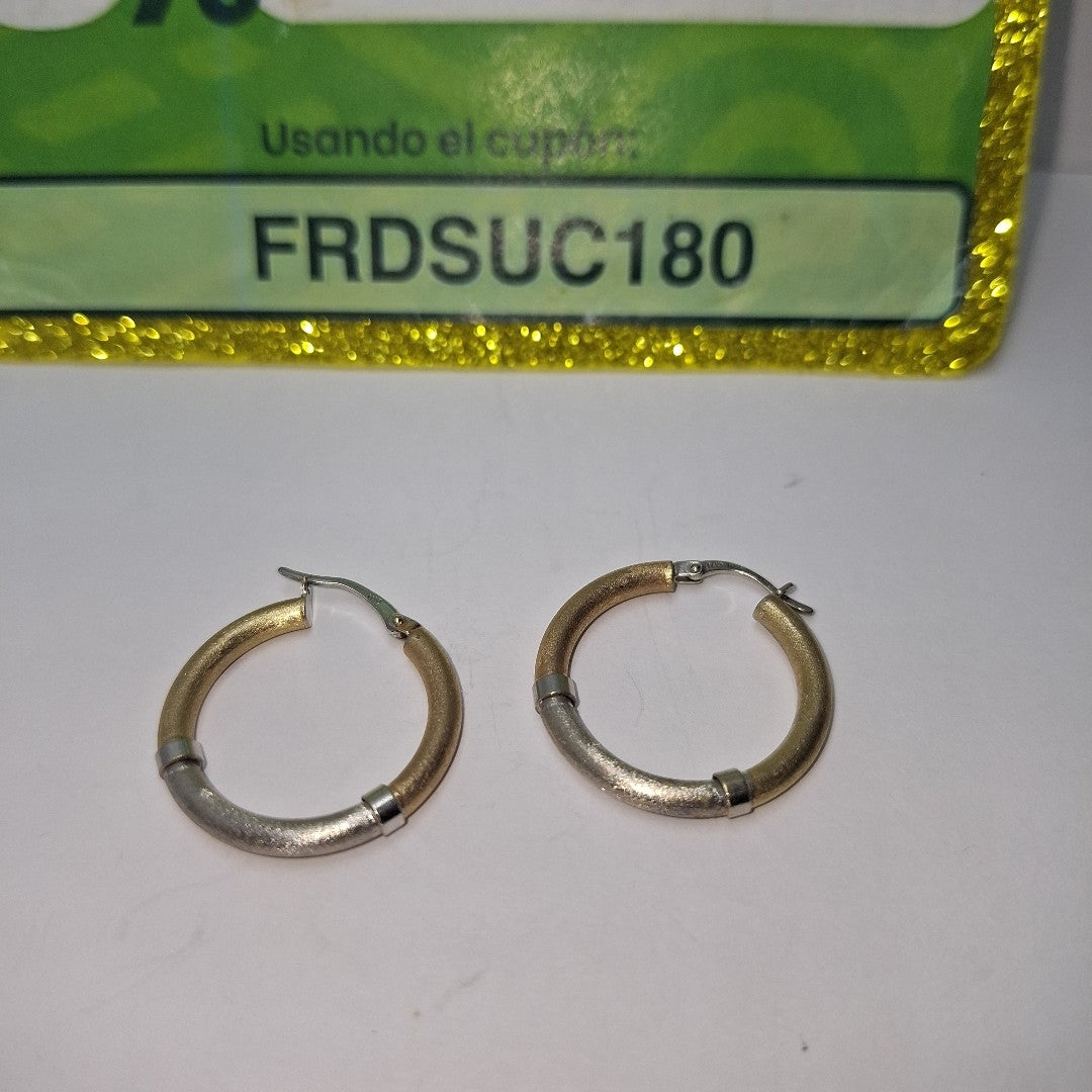 ARRACADAS PAR ORO 14 K 3,60 GRMS (SEMINUEVO)