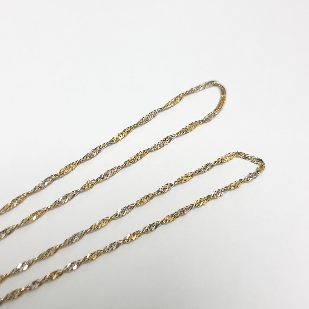 CADENA ORO 14 K 2,20 GRMS (SEMINUEVO)