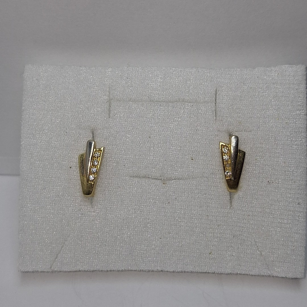 ARETES PAR ORO 14 K 3,20 GRMS (SEMINUEVO)