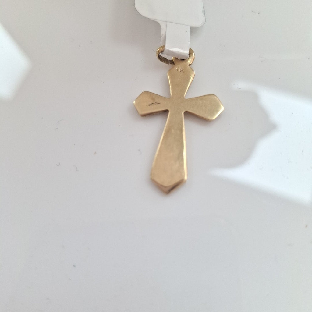 CRUZ, DIJE ORO 14 K 2.4 GRMS (SEMINUEVO)
