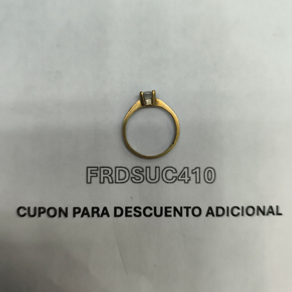 ANILLITO ORO 10 K 1.3 GRMS (SEMINUEVO)