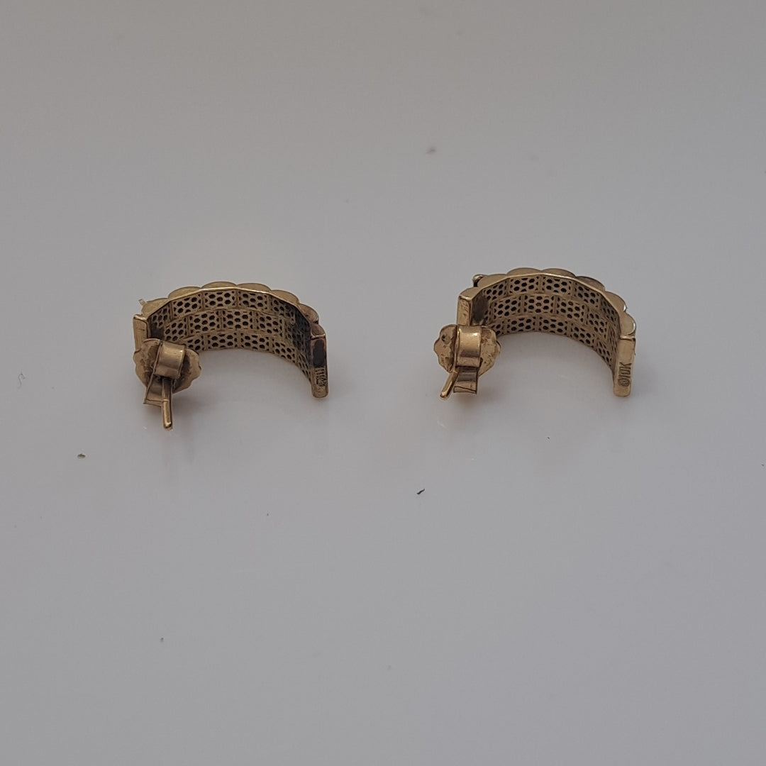 ARETES PAR ORO 10 K 1.9 GRMS (SEMINUEVO)