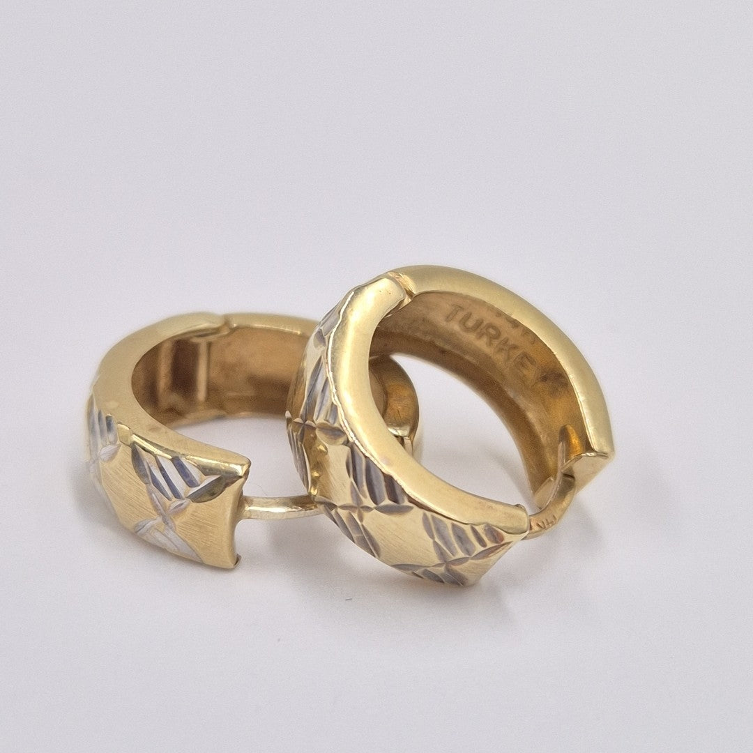 ARRACADAS PAR ORO 14 K 2,20 GRMS (SEMINUEVO)