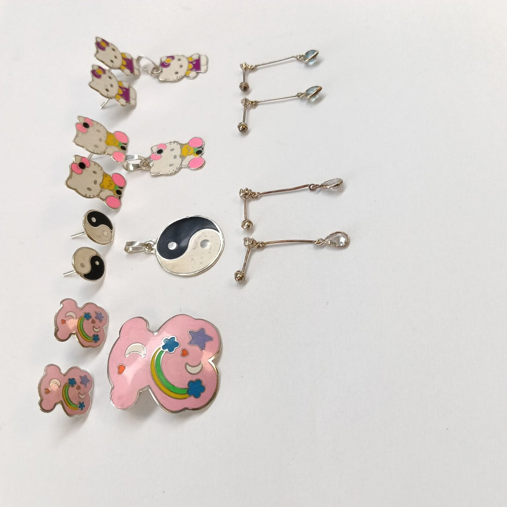 BROQUELES PAR,DIJE PLATA 12,00 GRMS (SEMINUEVO)