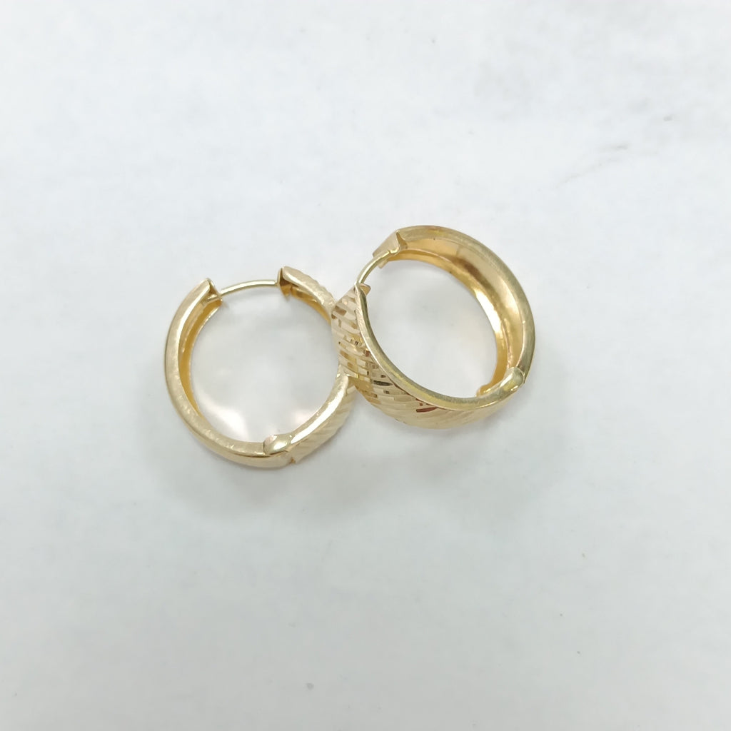 ARRACADAS PAR ORO 14 K 2.6 GRMS (SEMINUEVO)