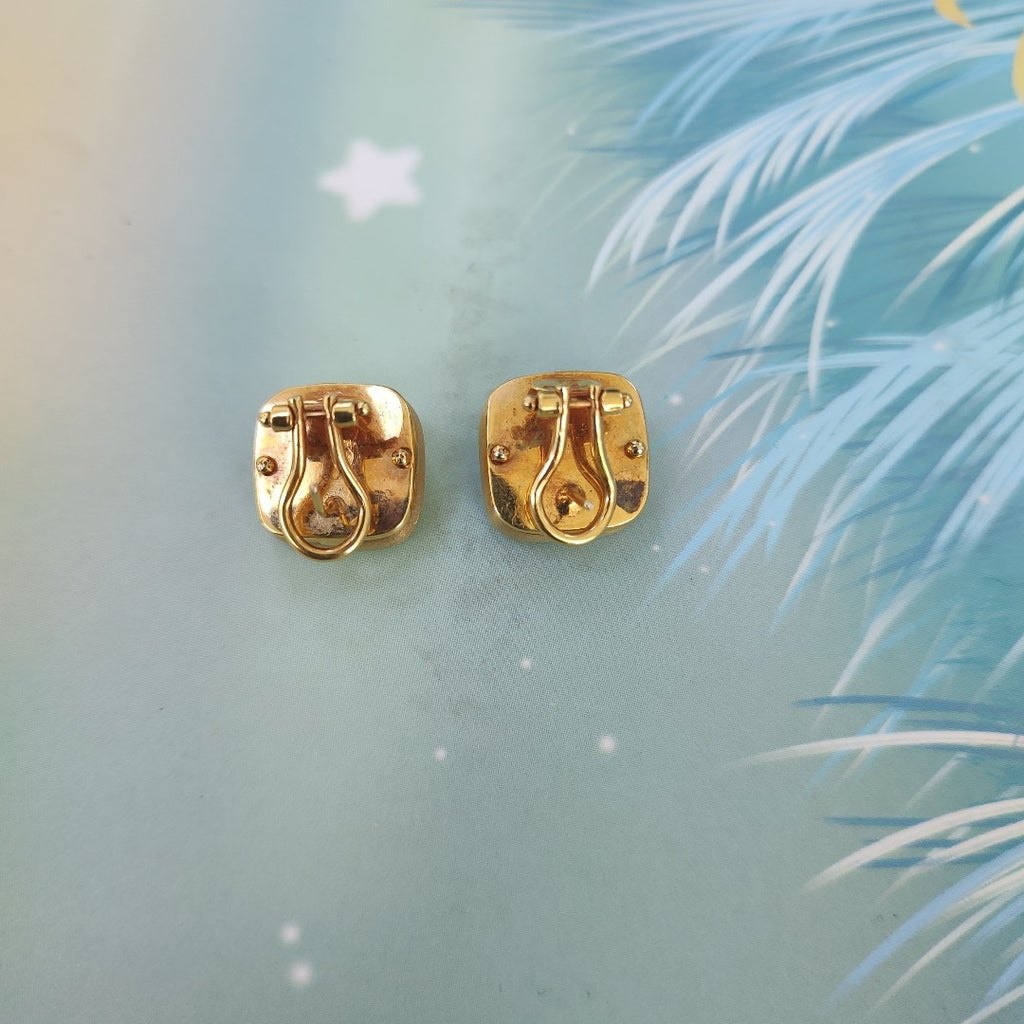 ARETES PAR ORO 14 K 10.2 GRMS (SEMINUEVO)