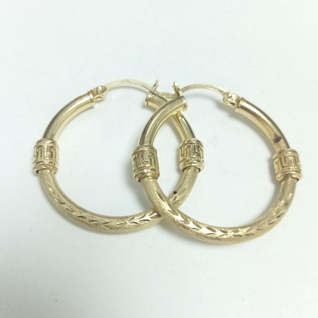 ARRACADAS PAR ORO 14 K 5,30 GRMS (SEMINUEVO)