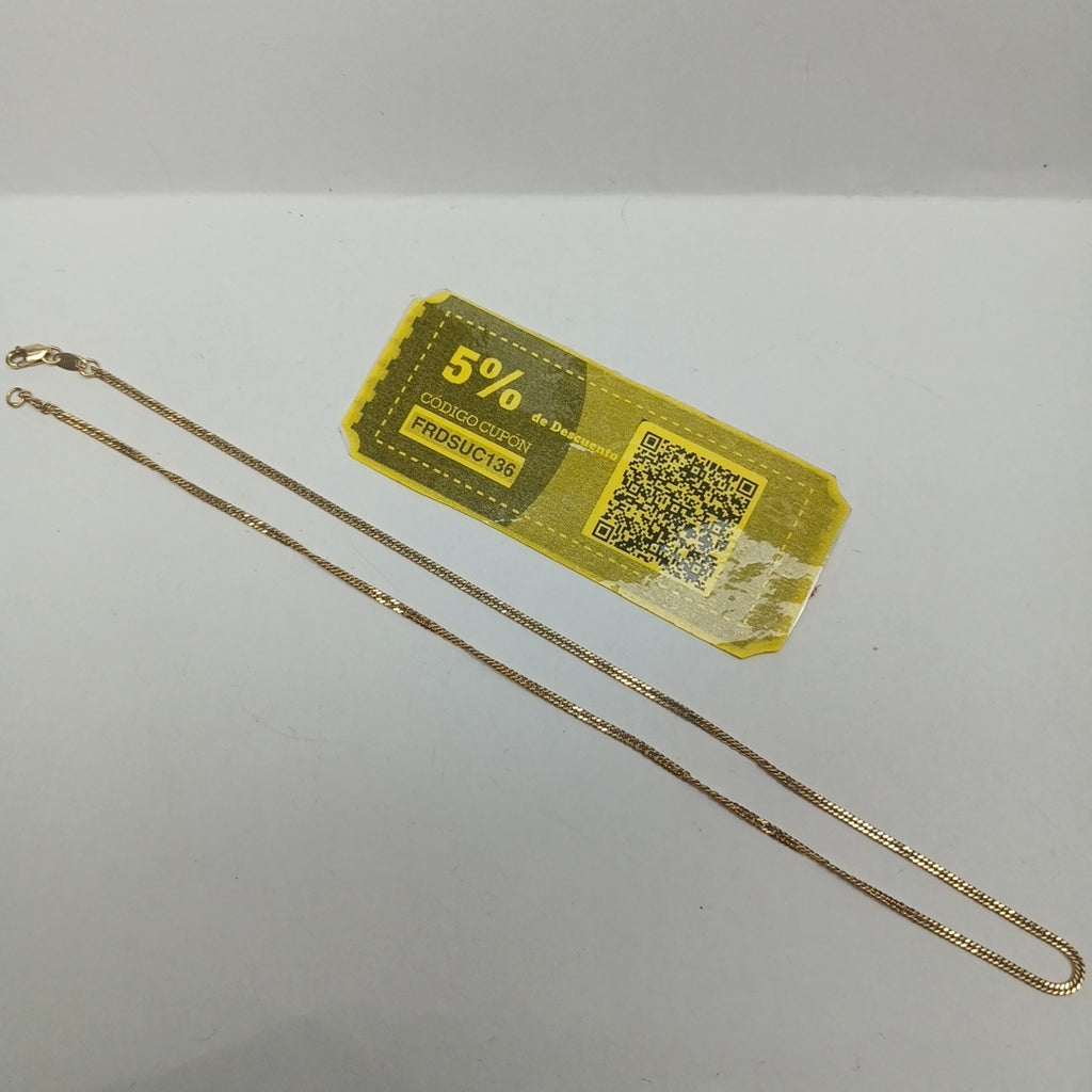 CADENA ORO 14 K 2.2 GRMS (SEMINUEVO)