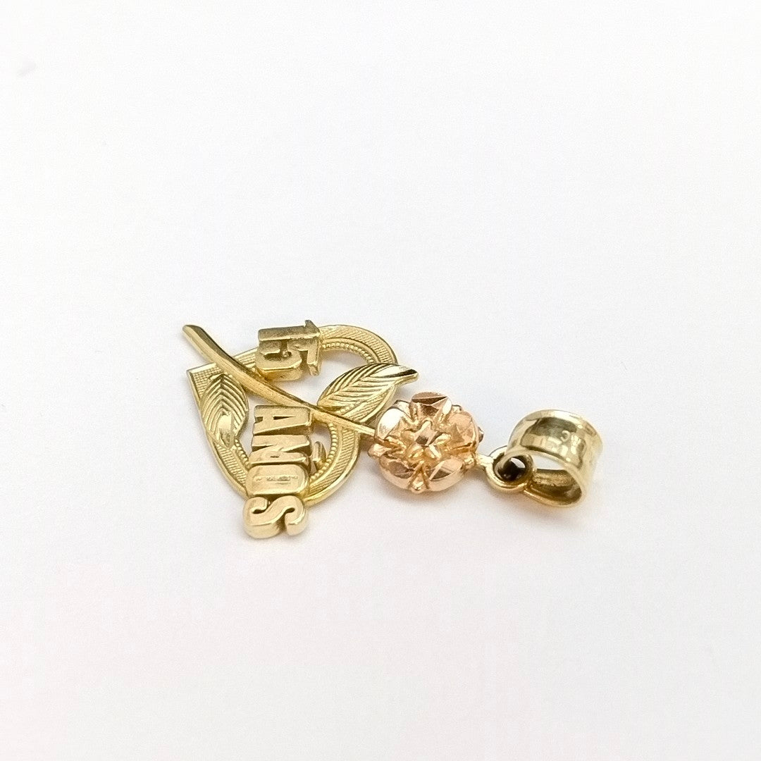 DIJE ORO COMBINADO 14 K 1,90 GRMS (SEMINUEVO)