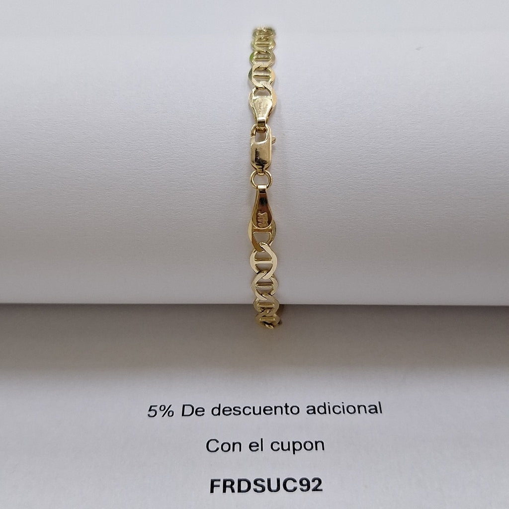 PULSERA TEJIDO GUCHI 5.6G 21 CM (NUEVO)