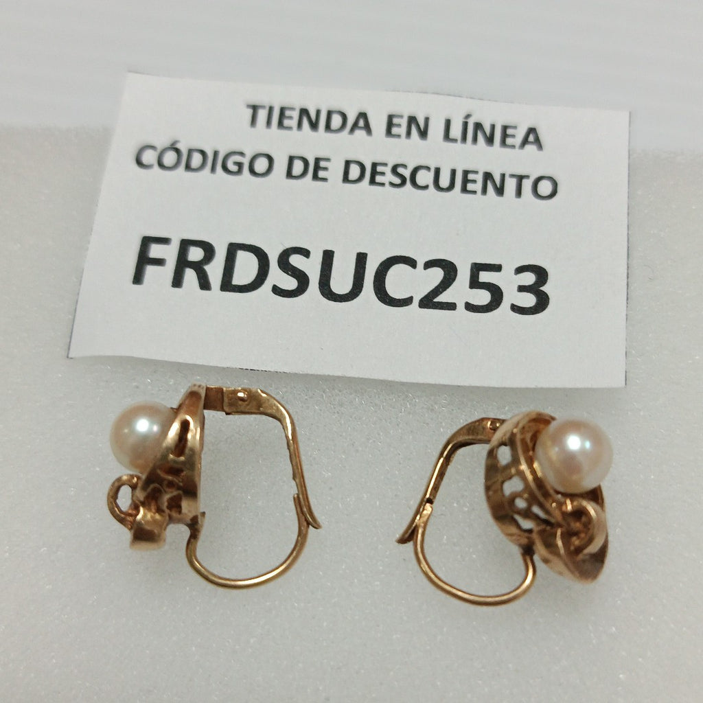 ARETES PAR ORO 8 K 5.5 GRMS (SEMINUEVO)
