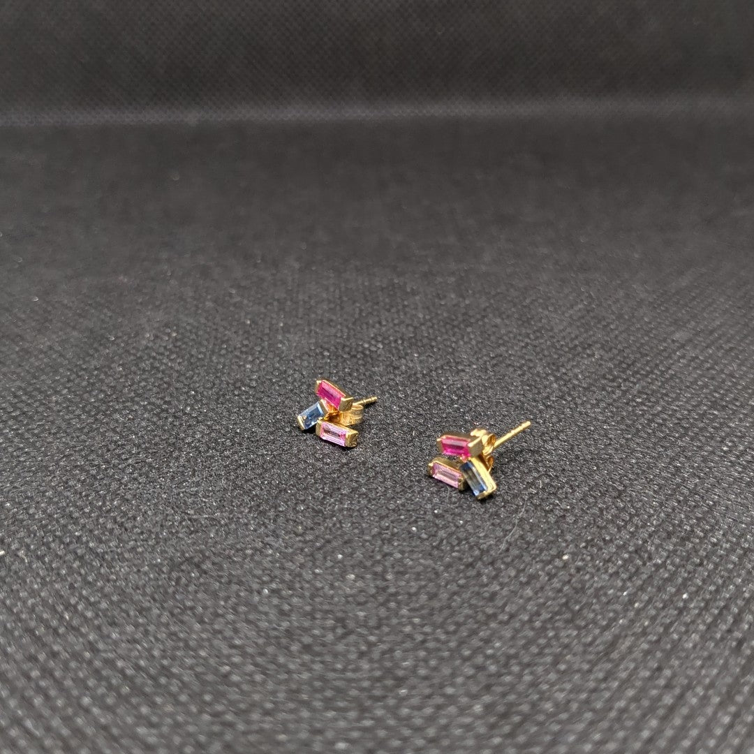 ARETES PAR ORO 14 K 1.3 GRMS (SEMINUEVO)