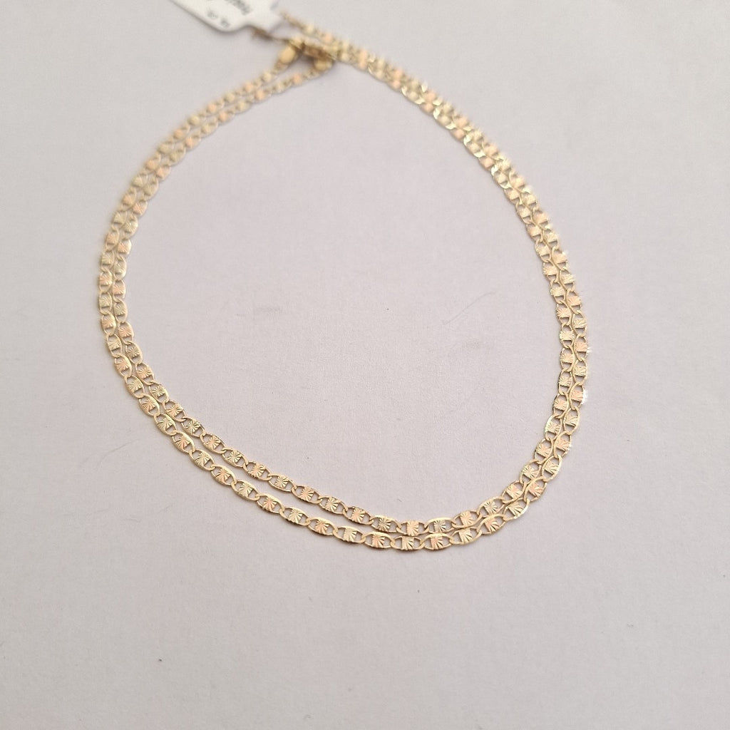 CADENA TEJIDO MARINERO 3.61GR 55 CM (NUEVO)