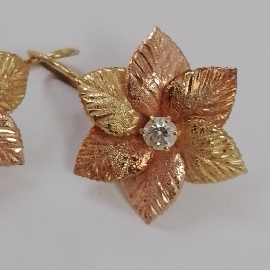 ARETES PAR ORO 14 K 3.7 GRMS (SEMINUEVO)