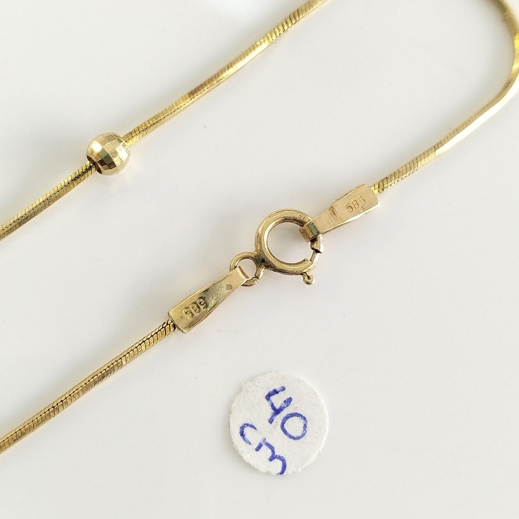 CADENA ORO 14 K 2.8 GRMS (SEMINUEVO)