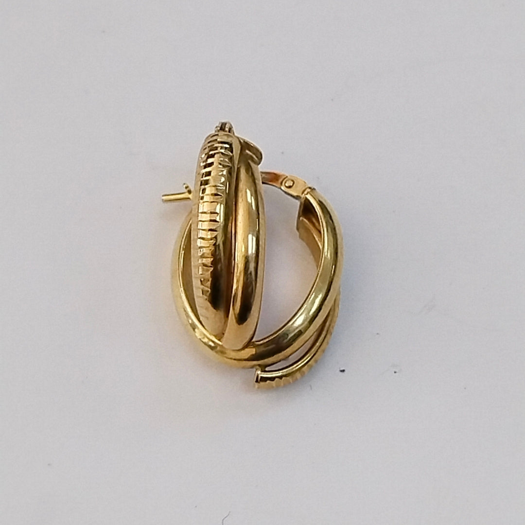 ARRACADAS PAR ORO 10 K 2.1 GRMS (SEMINUEVO)