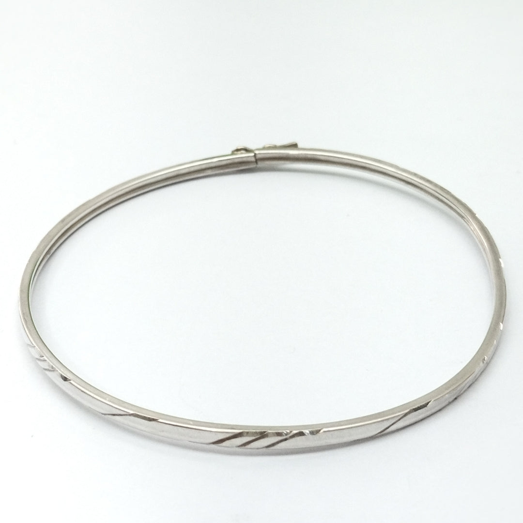 PULSERA RIGIDA PLATA 4,60 GRMS (SEMINUEVO)