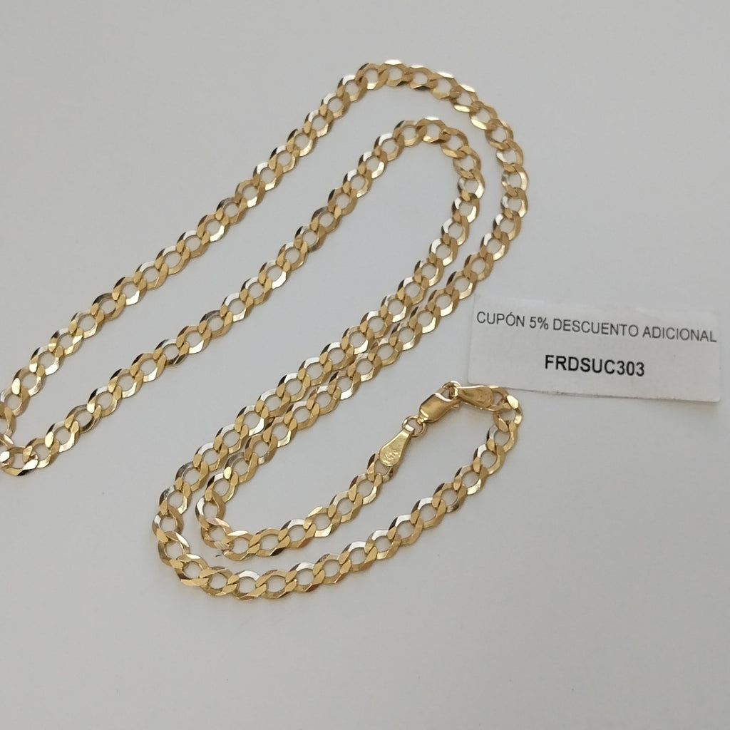 CADENA TEJIDO BARBADA 13.2G 55 CM (NUEVO)