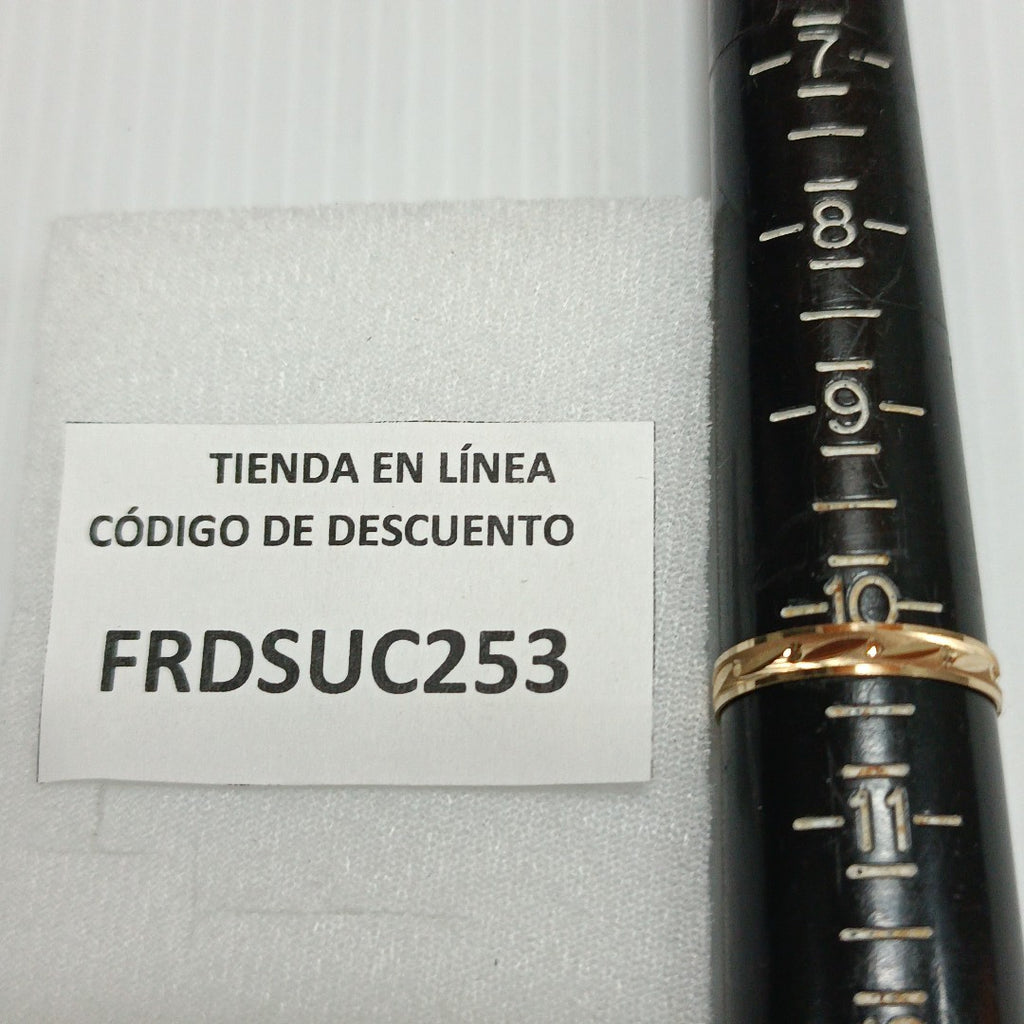 ARGOLLA ORO 10 K 1,10 GRMS (SEMINUEVO)