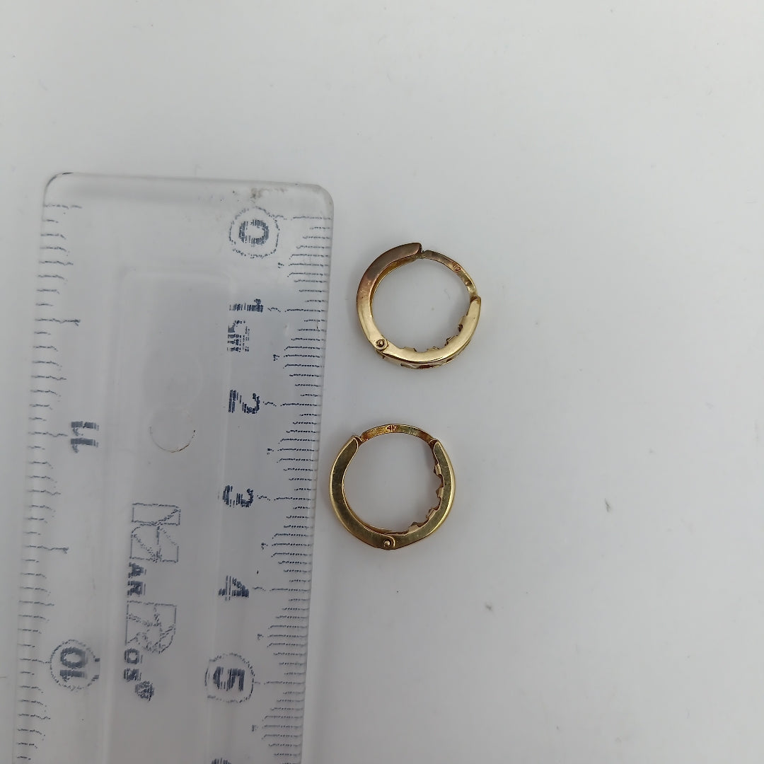 ARRACADAS PAR ORO 10 K 1.4 GRMS (SEMINUEVO)