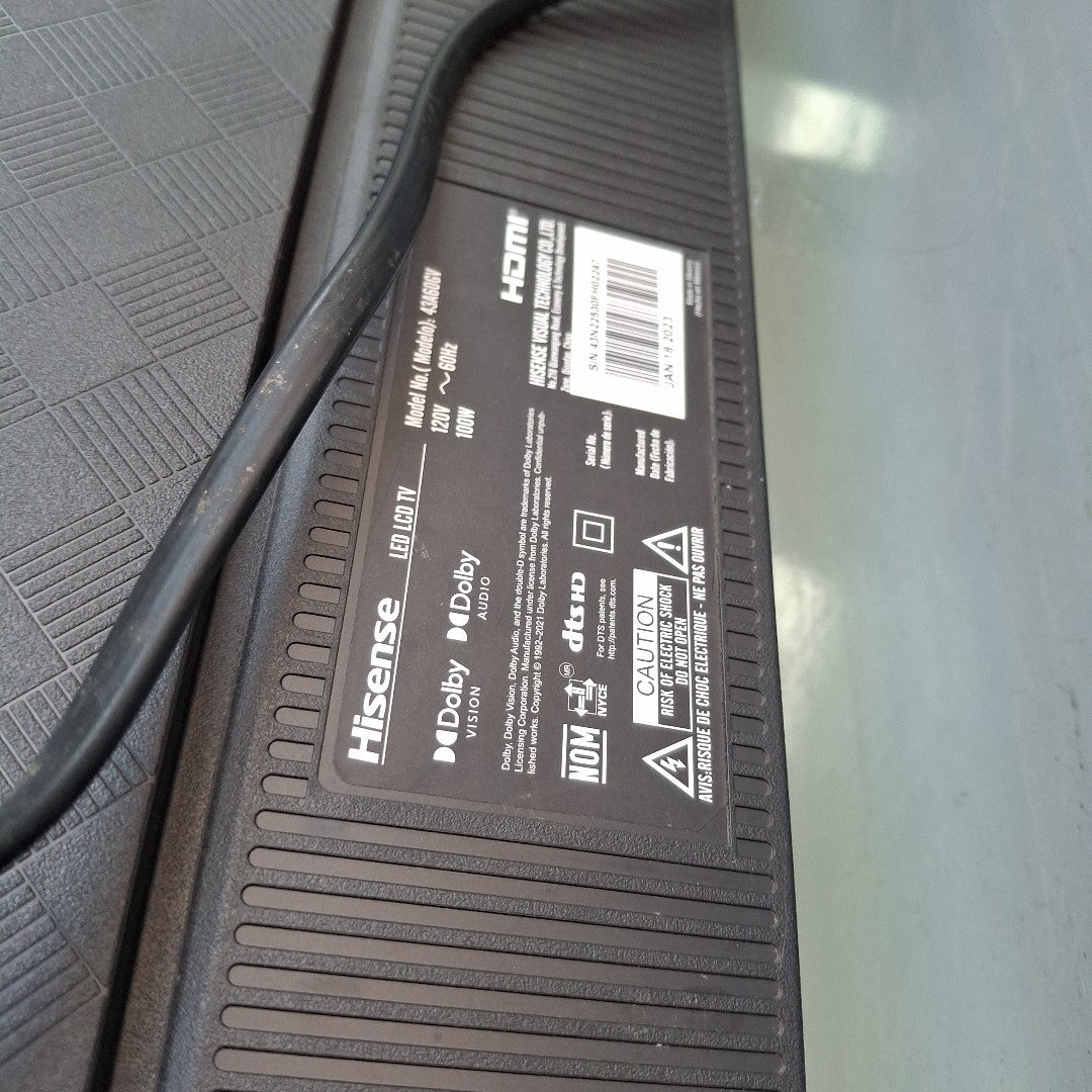 PANTALLA HISENSE 43A60GV (2023) 43" LED 4K (SEMINUEVO)