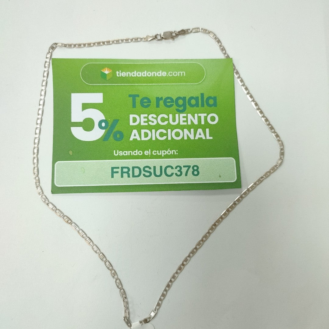 CADENA PLATA 3,70 GRMS (SEMINUEVO)