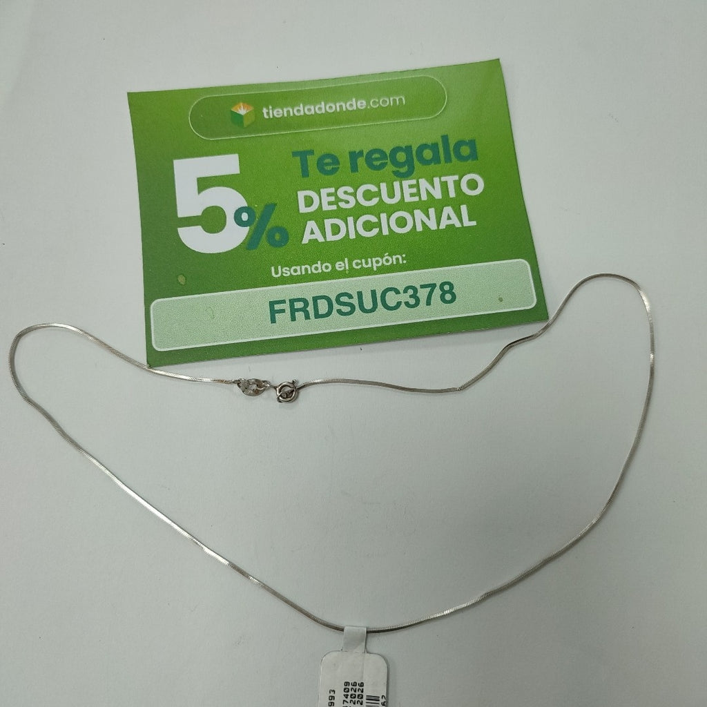 CADENA PLATA 2,20 GRMS (SEMINUEVO)