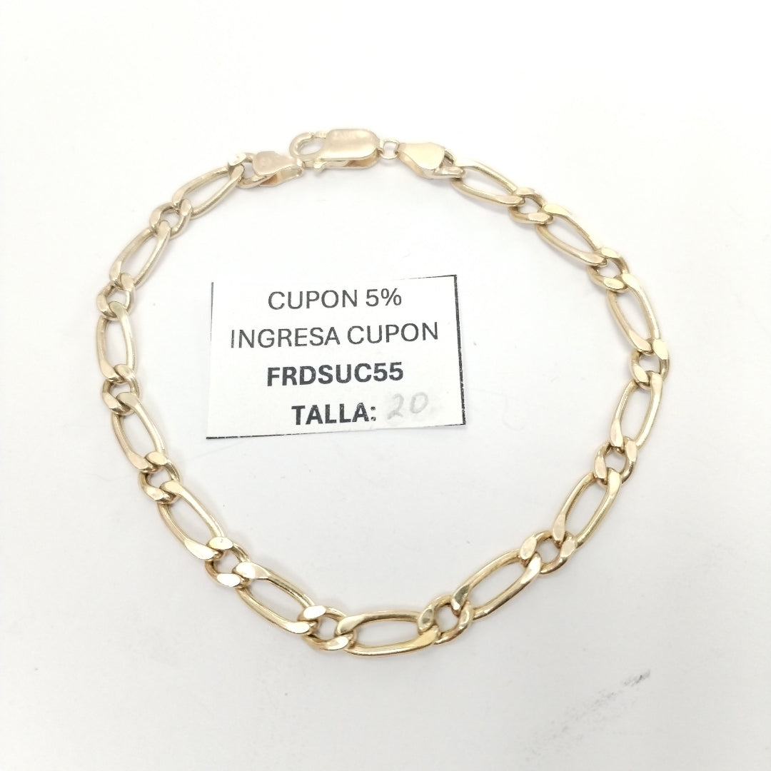 PULSERA ORO 14 K 5,20 GRMS (SEMINUEVO)
