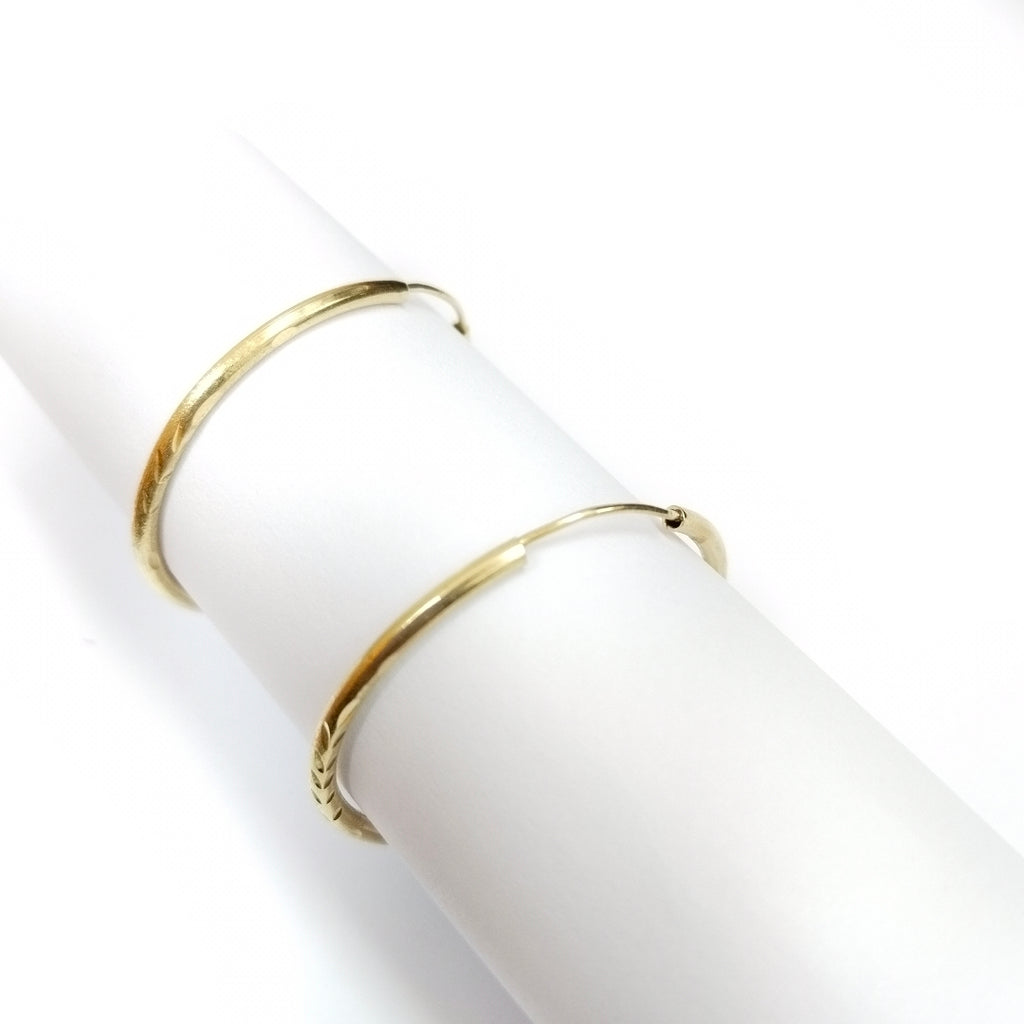 ARRACADAS PAR ORO 14 K 2,60 GRMS (SEMINUEVO)