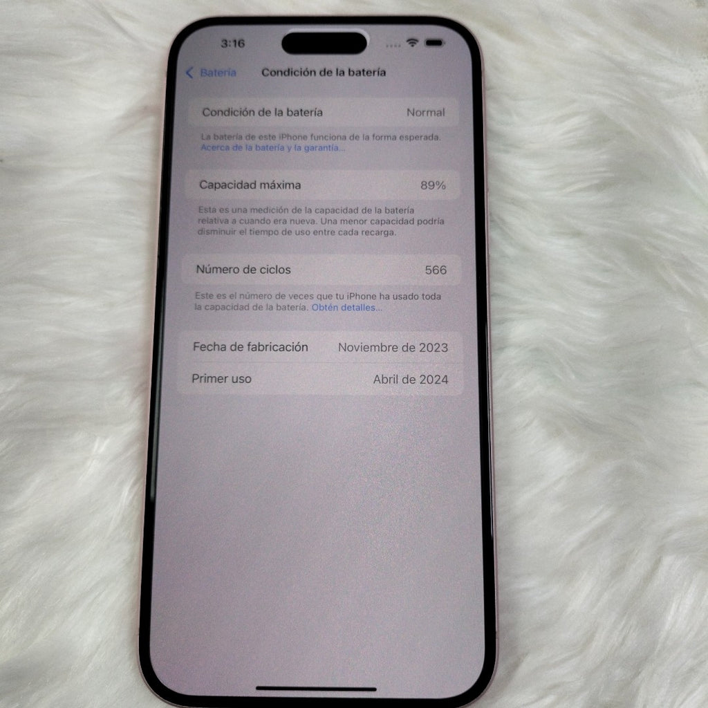 CELULAR APPLE IPHONE 15 PLUS A3093 (2023) 128 GB 6 GB RAM (SEMINUEVO)