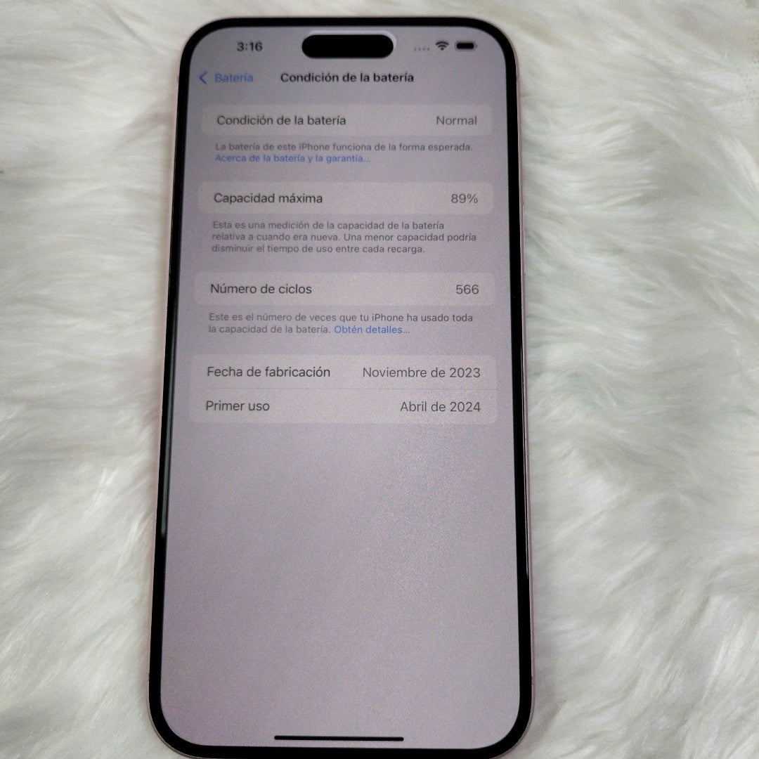 CELULAR APPLE IPHONE 15 PLUS A3093 (2023) 128 GB 6 GB RAM (SEMINUEVO)