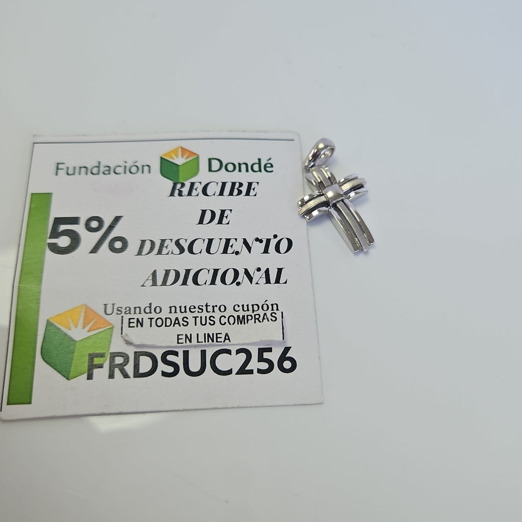 CRUZ ORO BLANCO 14 K 4.5 GRMS (SEMINUEVO)