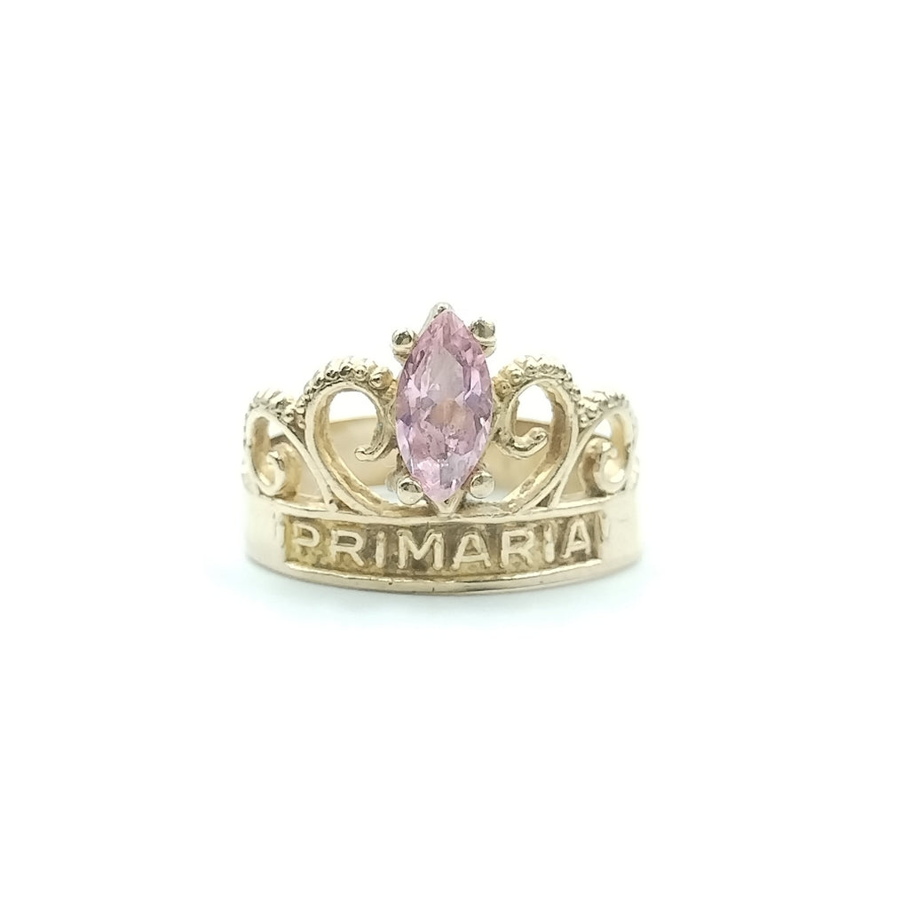 ANILLO DE GRADUACIÓN ORO 10 K 2.5 GRMS (SEMINUEVO)