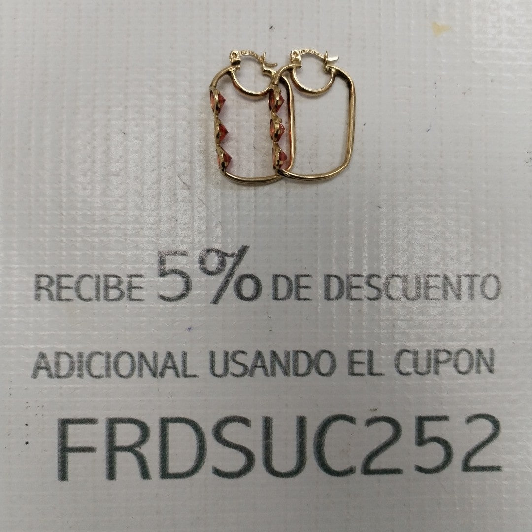 ARETES PAR ORO 10 K 2,80 GRMS (SEMINUEVO)
