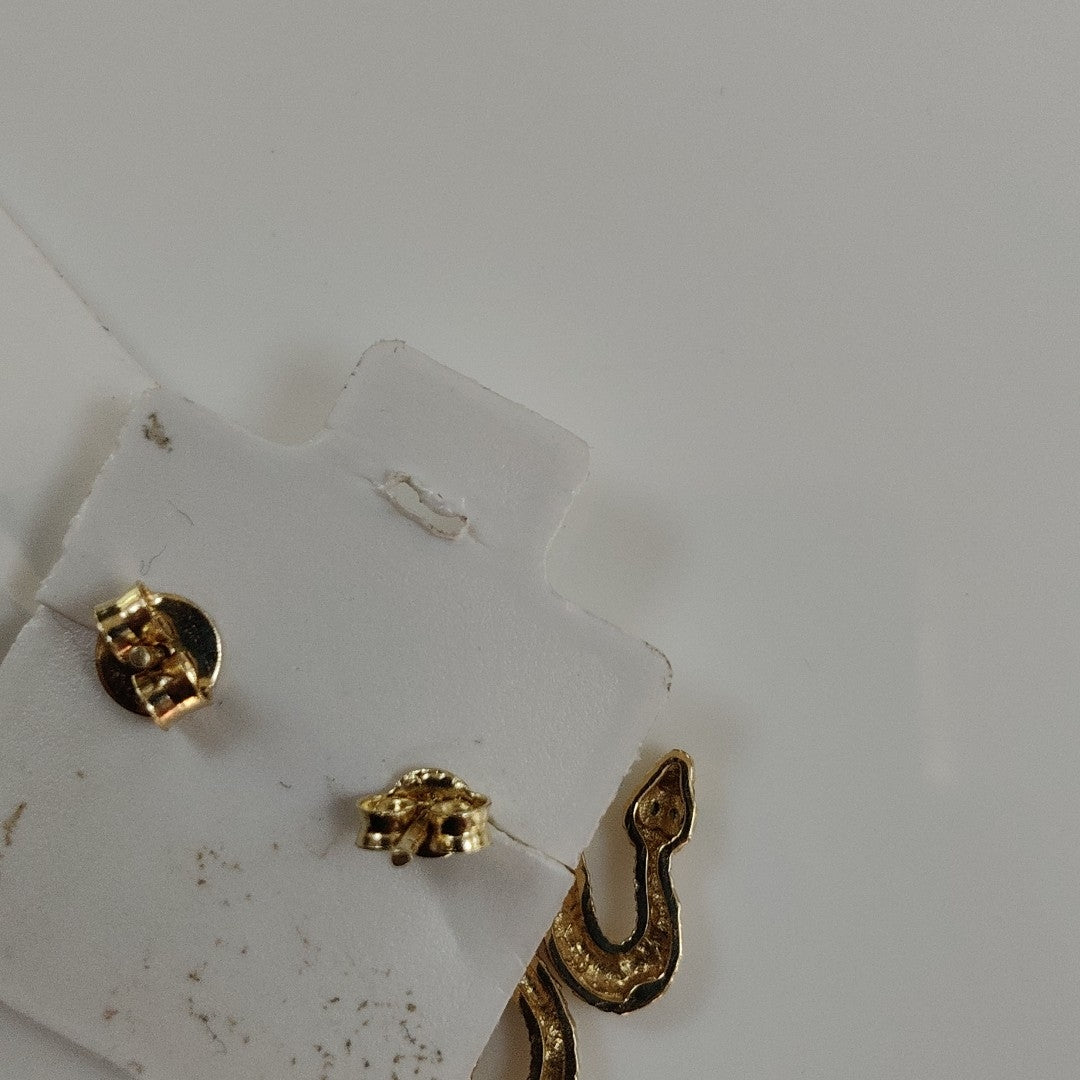 BROQUELES ORO 14K 2.5 (NUEVO)