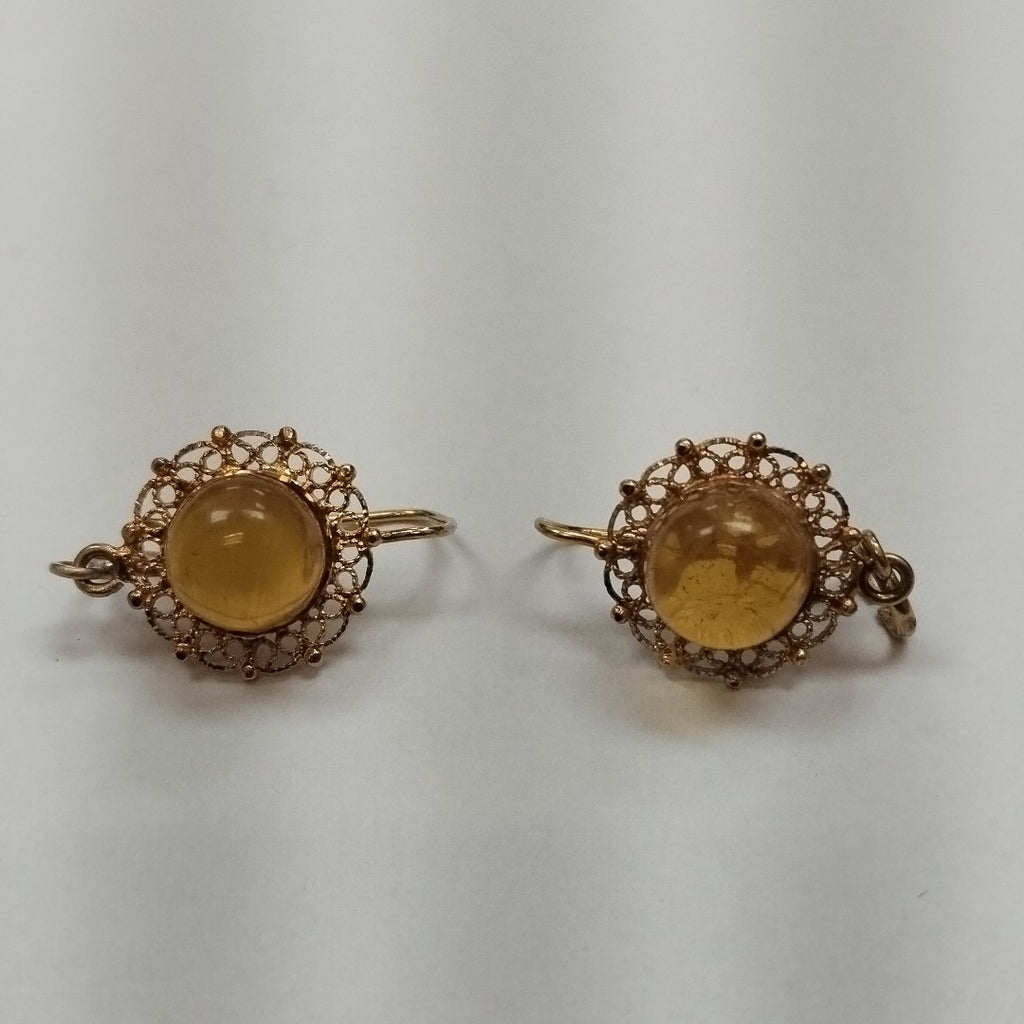 ARETES PAR ORO 14 K 3.4 GRMS (SEMINUEVO)