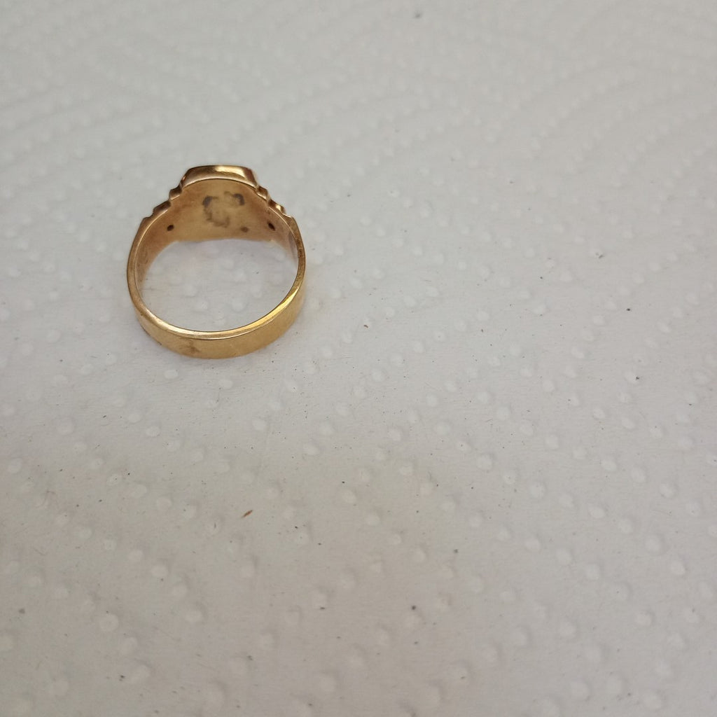 ANILLO DE GRADUACIÓN ORO 14 K 5,90 GRMS (SEMINUEVO)