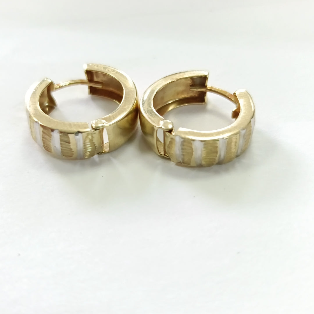ARETES PAR ORO 10 K 2,50 GRMS (SEMINUEVO)