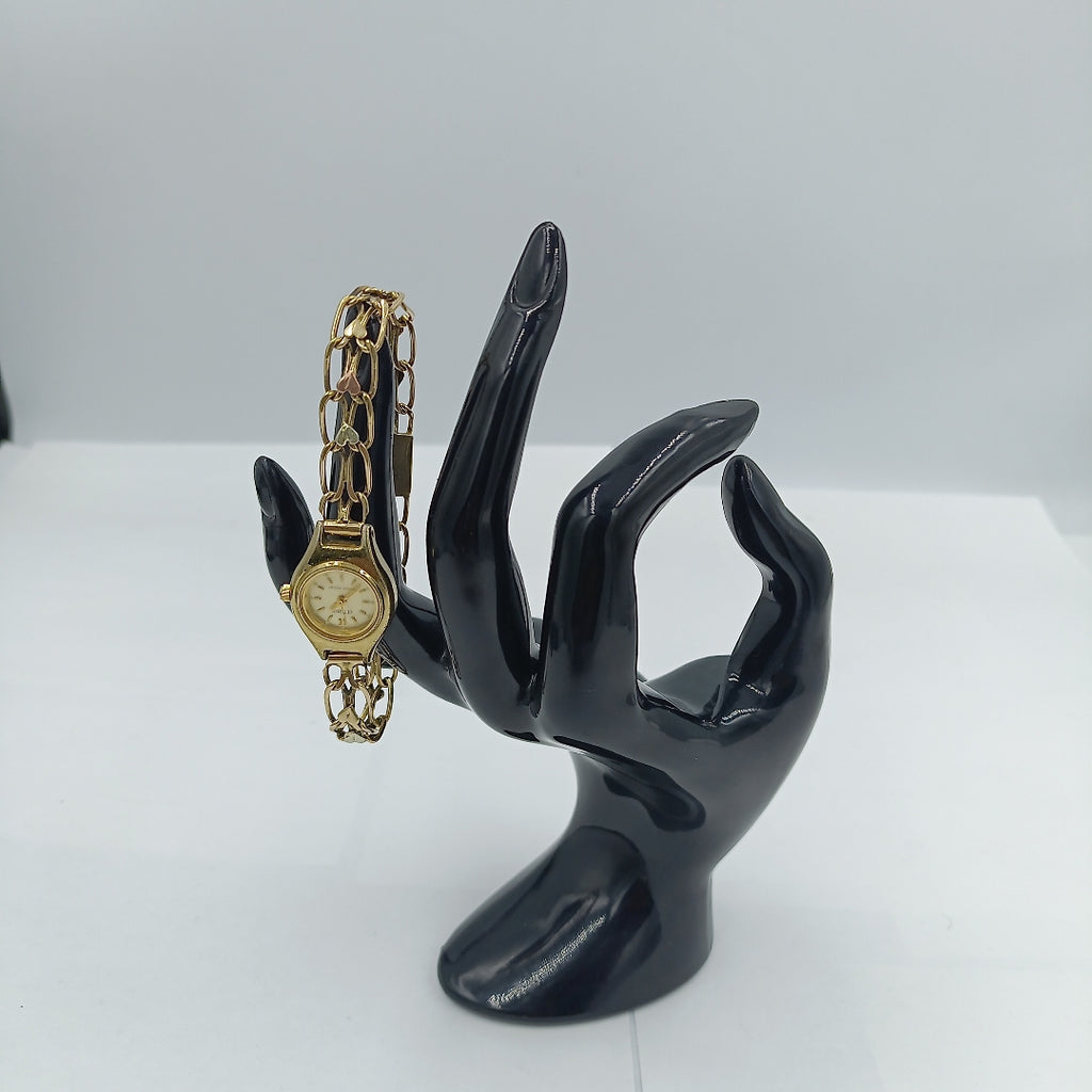 RELOJ CAJA ACERO PULSO ORO ORO 10 K 19.1 GRMS (SEMINUEVO)